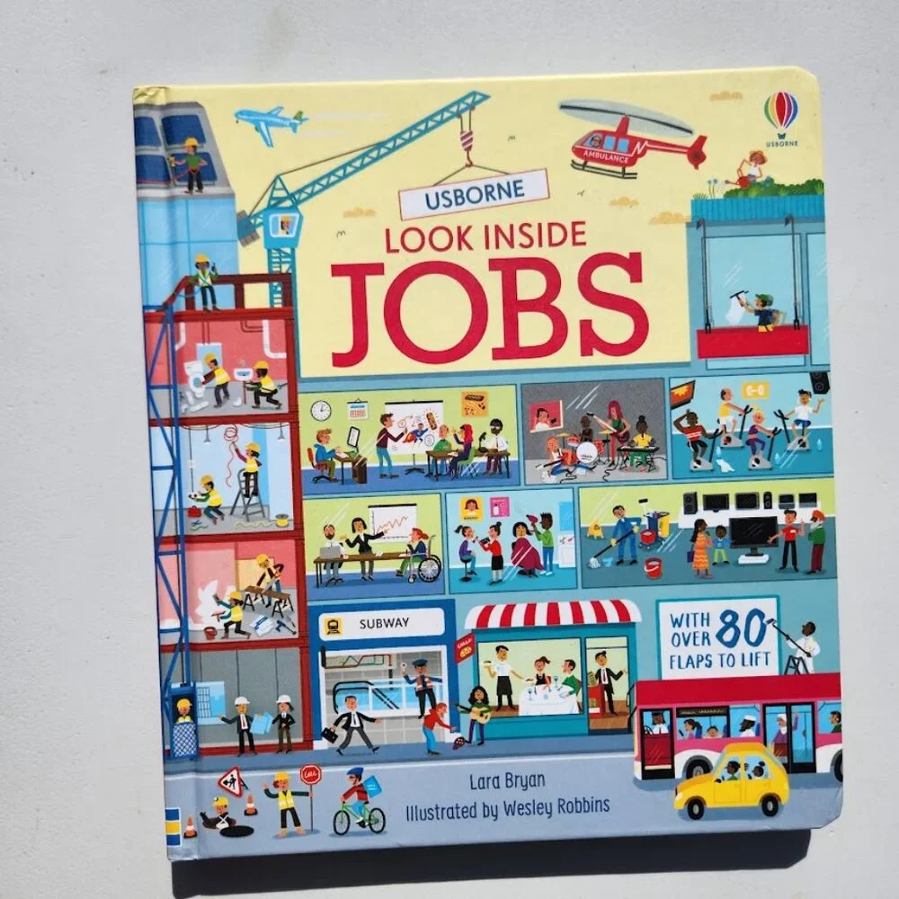 Usborne Look Inside Jobs Board Book Hardcover 9780794548797 School Classroom Pre